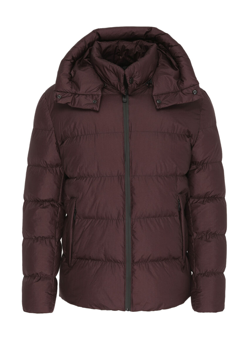 Damson Color Weaving Coat - 7