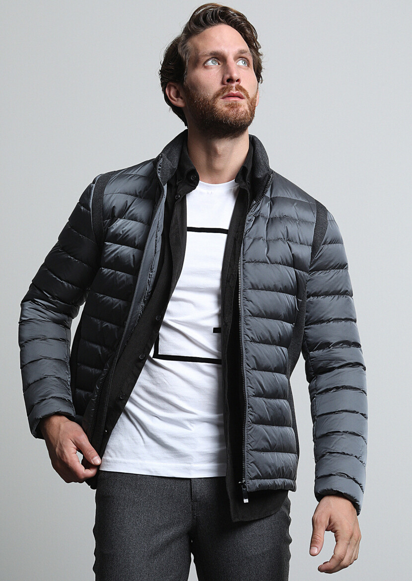 Grey Weaving Coat 