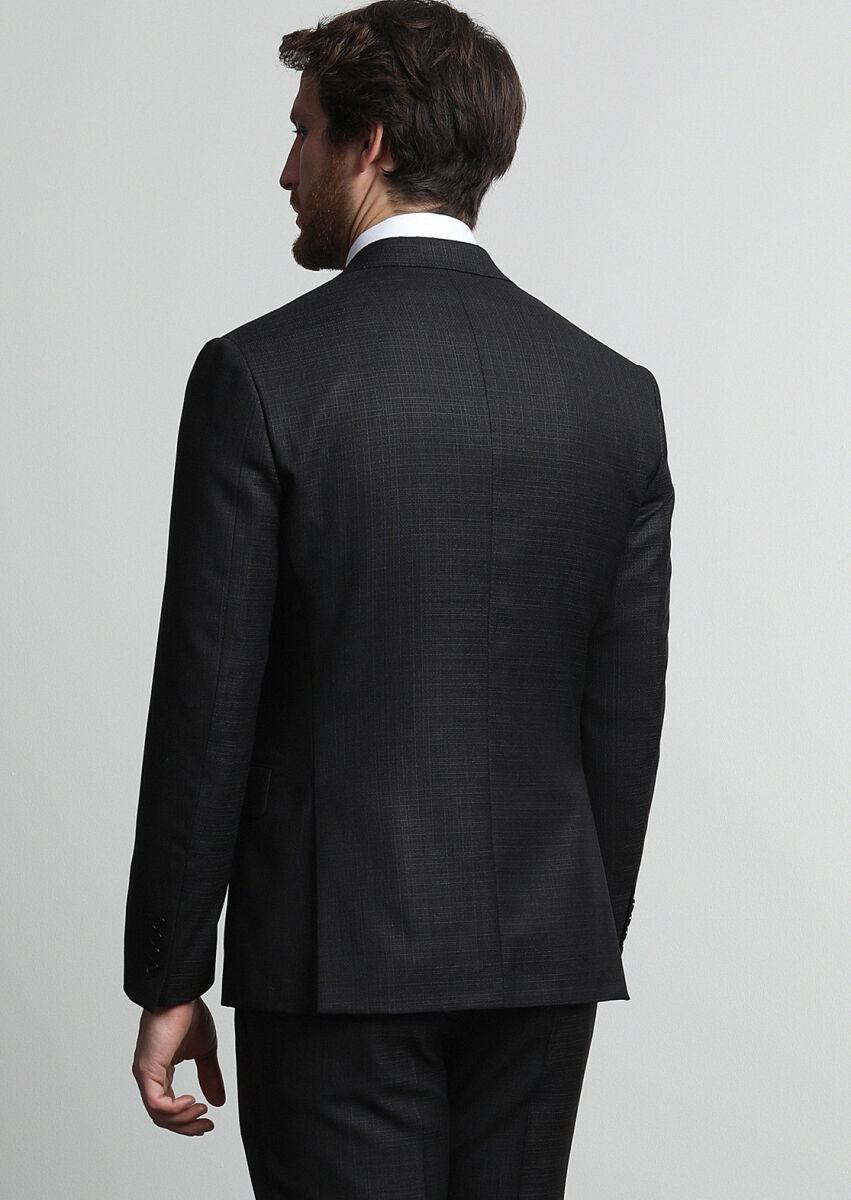 Hard Coal Micro Zeroweight Slim Fit 100% Wool Suit - 4