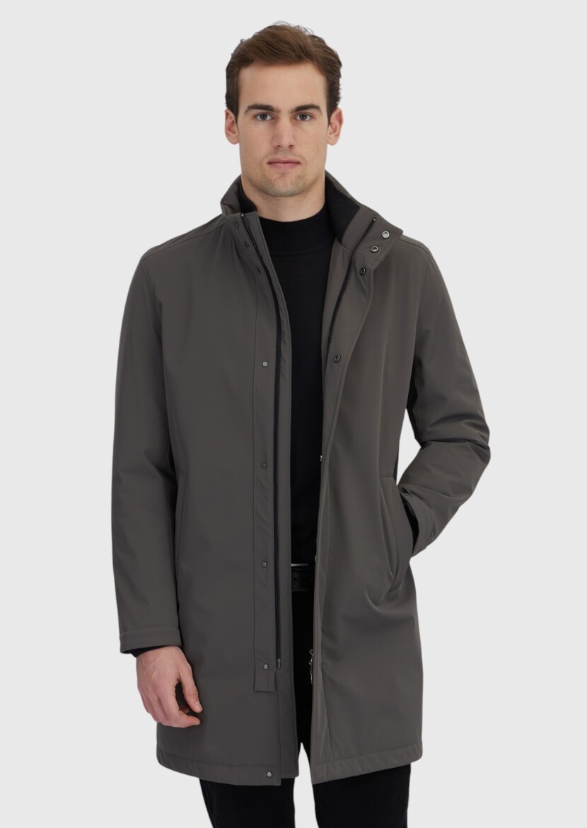 Kahverengi Regular Fit Dik Yaka Casual Dokuma Kaban - RAMSEY