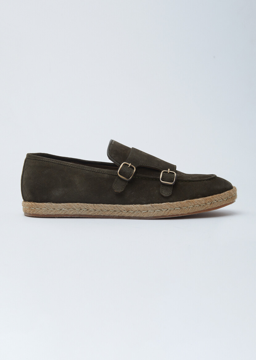 Khaki Suede Casual Loafer - RAMSEY