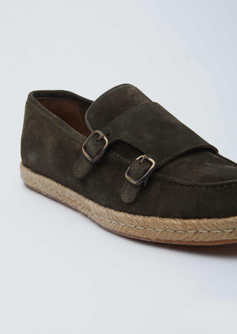 Khaki Suede Casual Loafer - RAMSEY