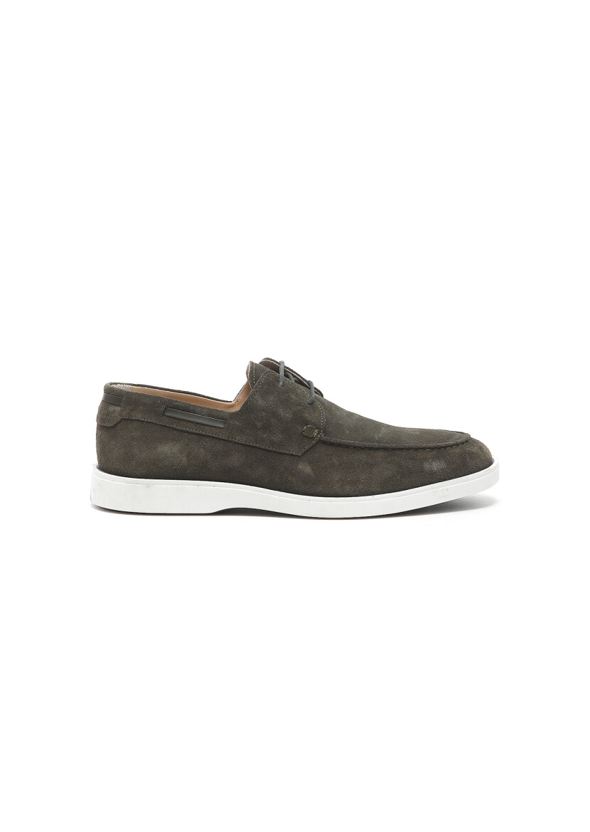 Khaki Suede Casual Shoes - RAMSEY