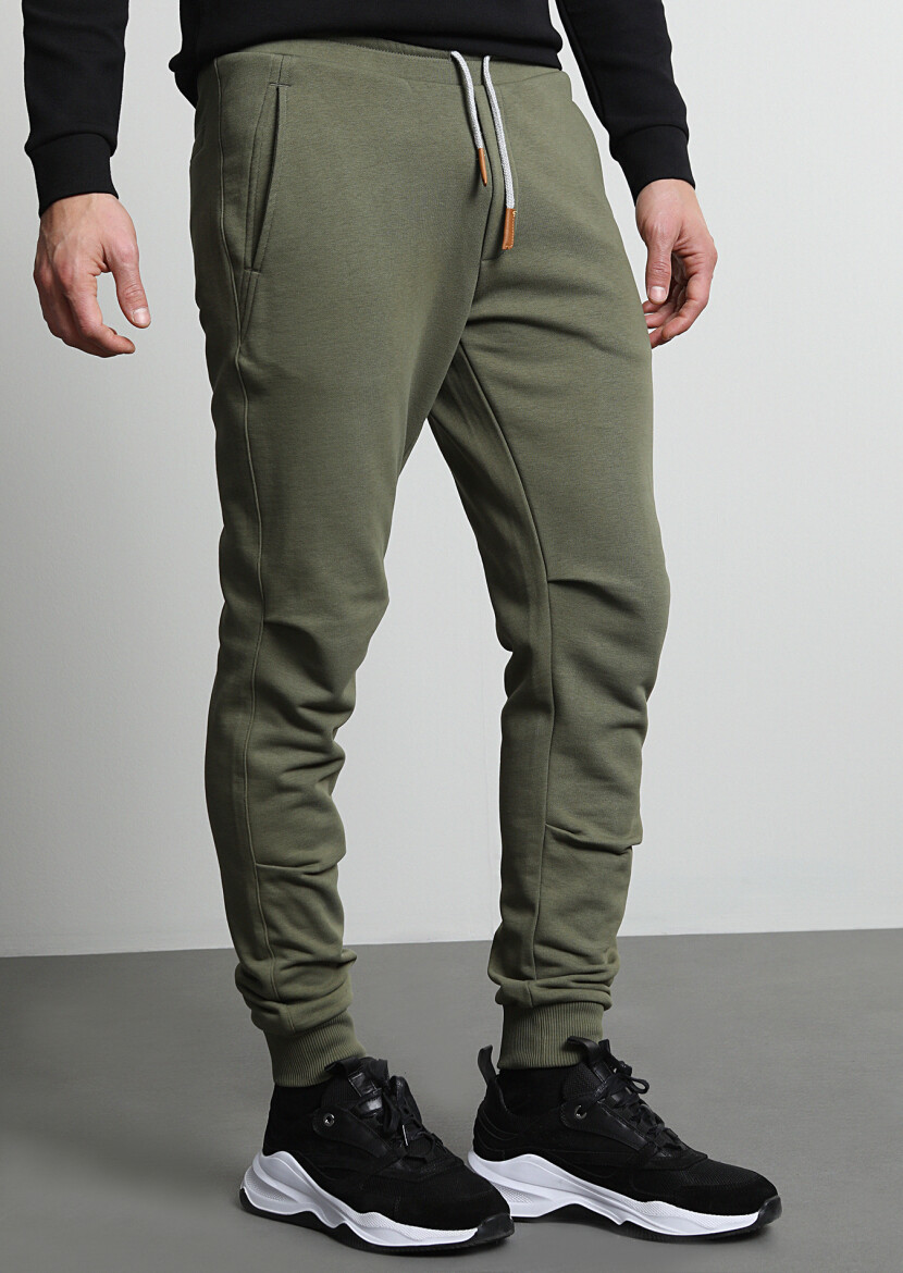 Khaki Sweat Pants - 1