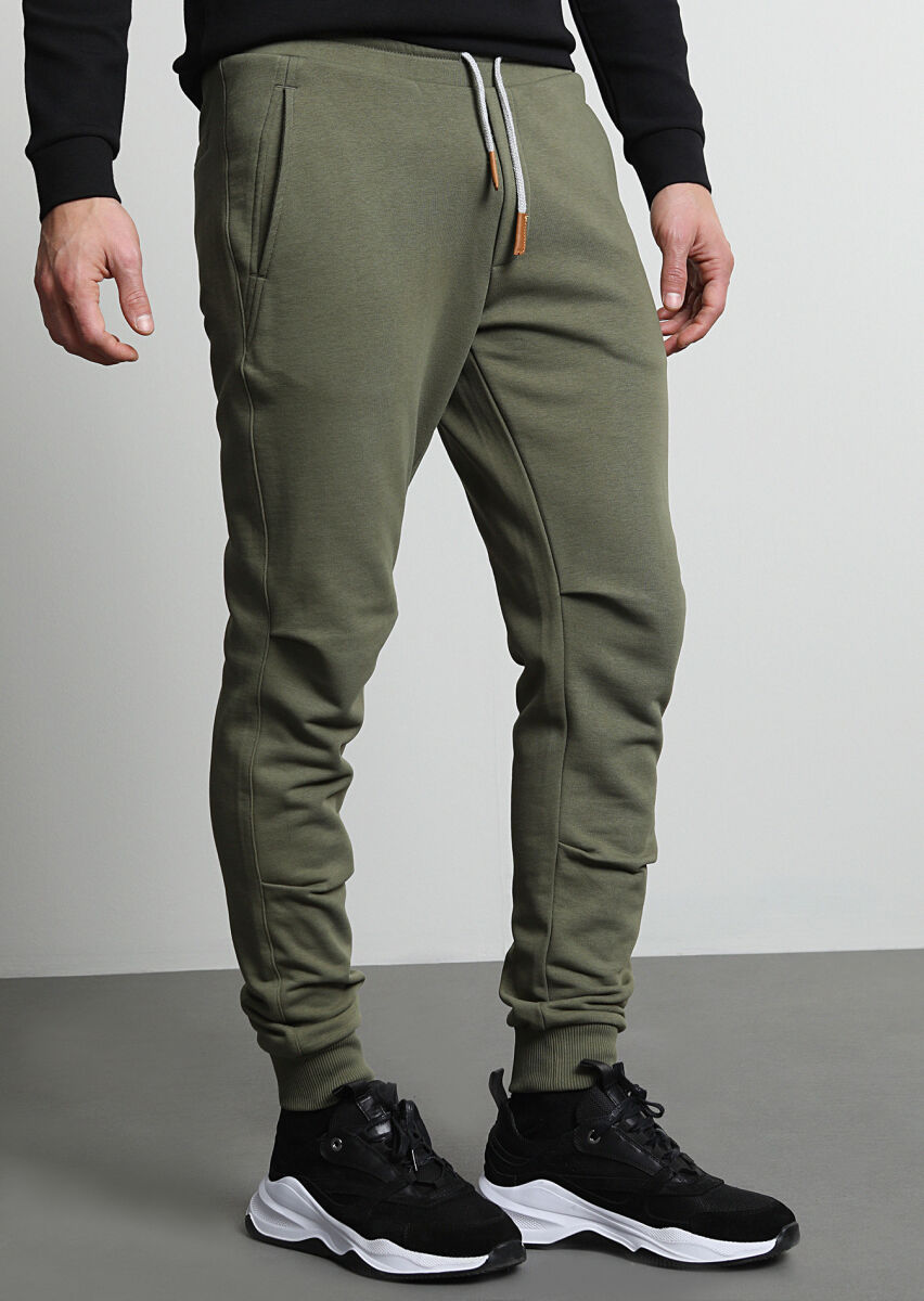 Khaki Sweat Pants - 1