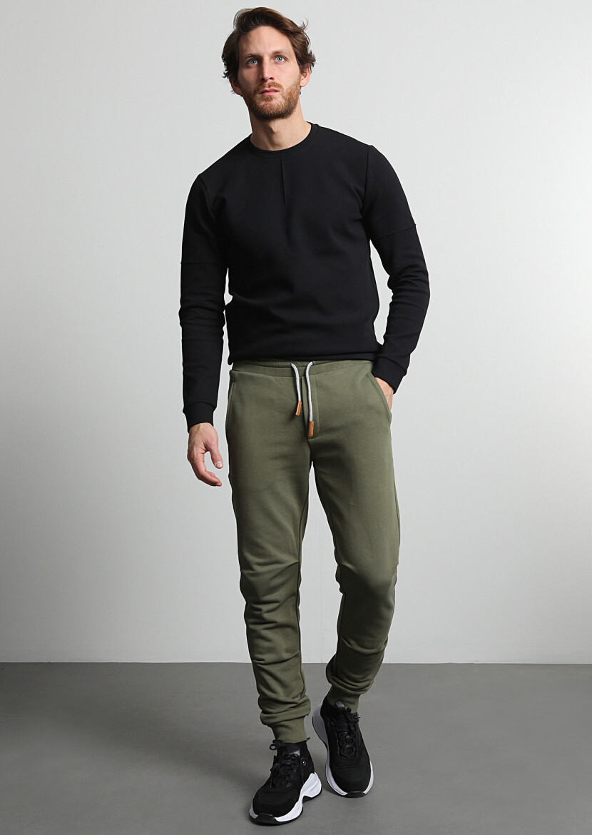 Khaki Sweat Pants - 3