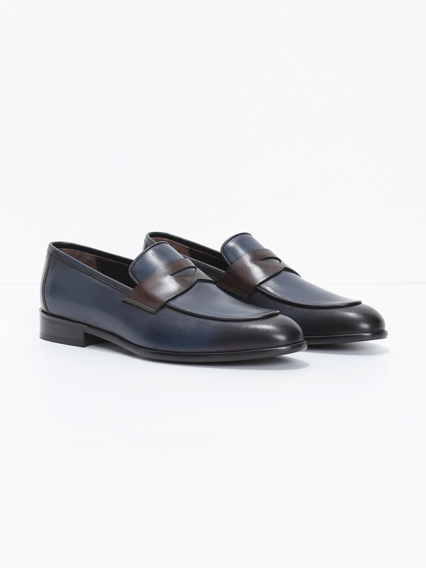 Lacivert Loafer - 2