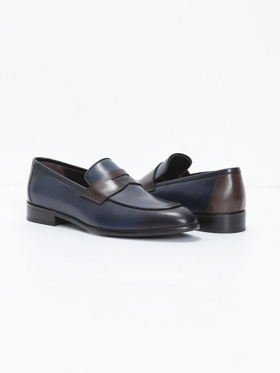 Lacivert Loafer - 3