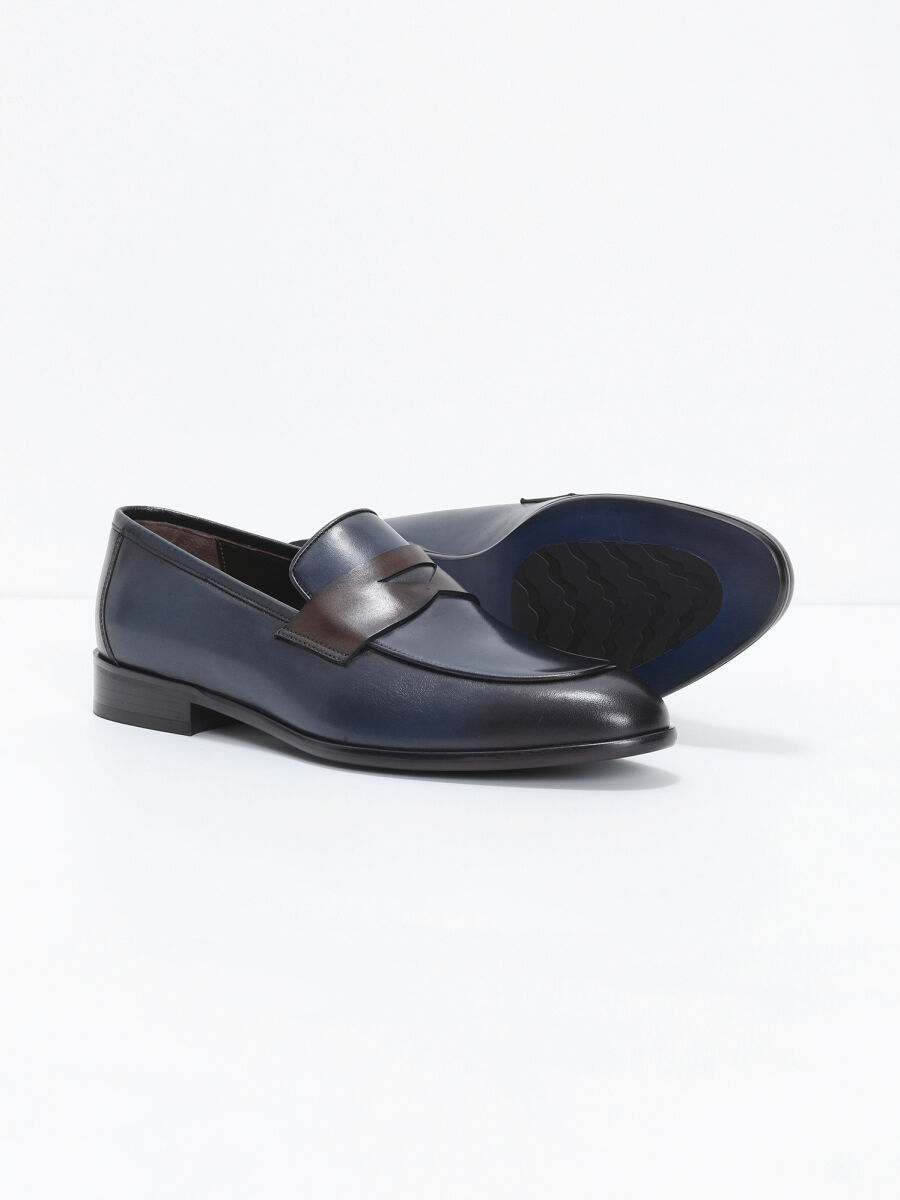 Lacivert Loafer - 4