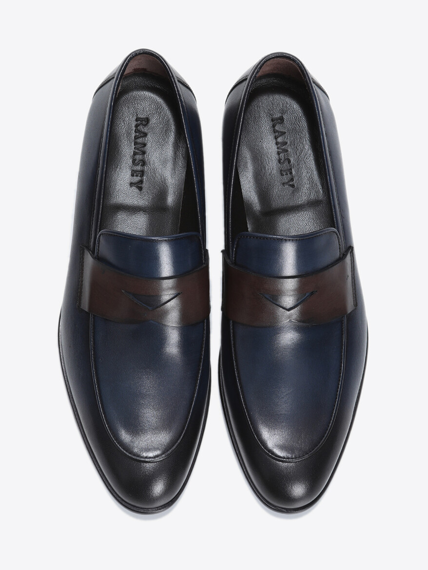Lacivert Loafer - 5