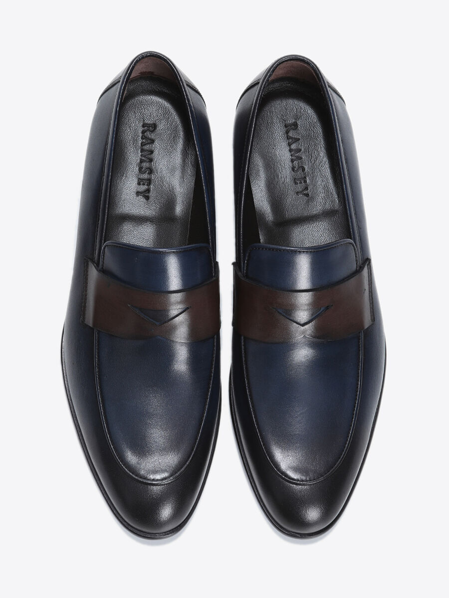 Lacivert Loafer - 5