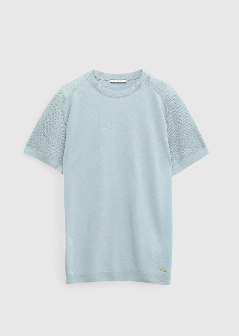 Light Blue Knitwear - 8