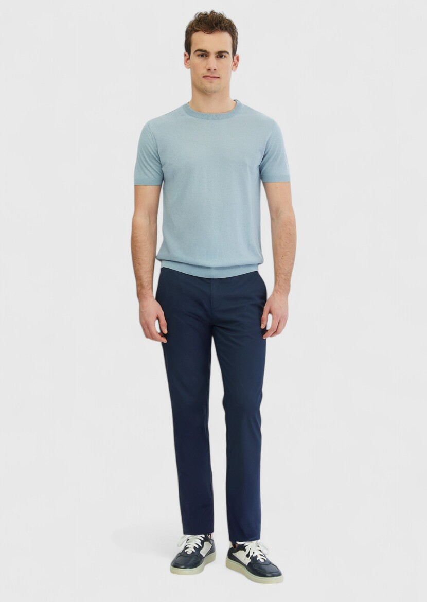 Light Blue Knitwear 