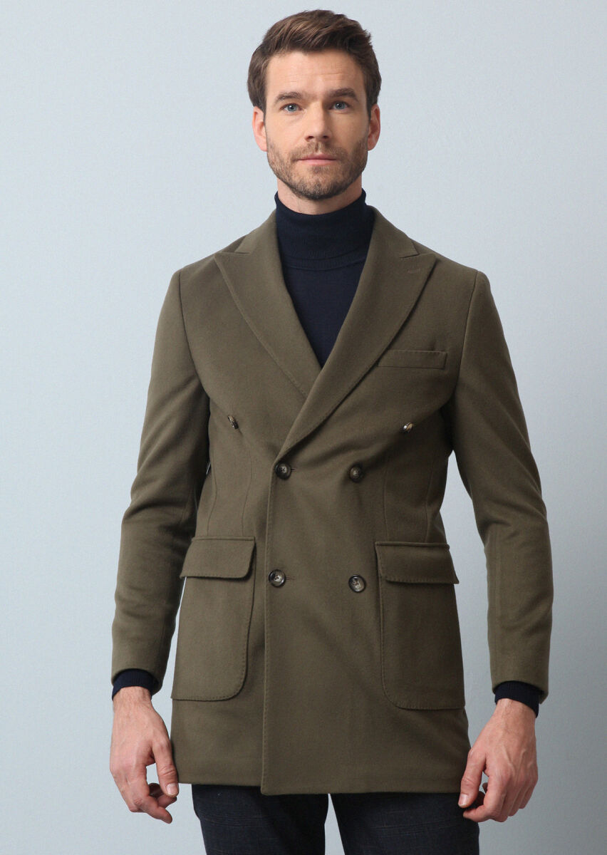 Mink Weaving Overcoat - 1