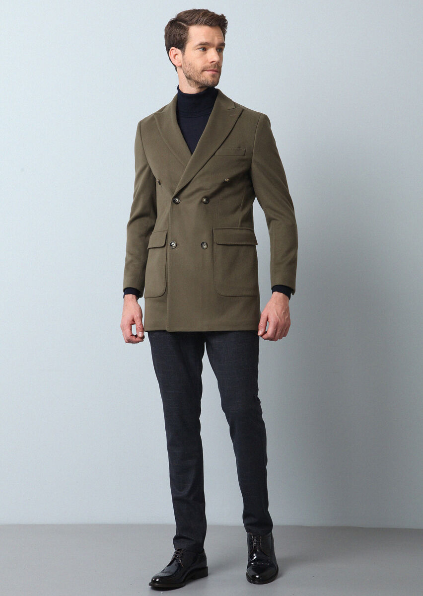 Mink Weaving Overcoat - 3