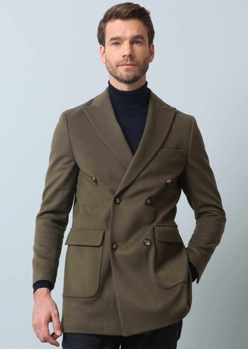 Mink Weaving Overcoat - 4