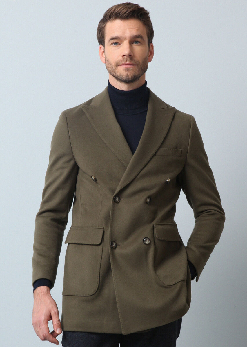 Mink Weaving Overcoat - 4