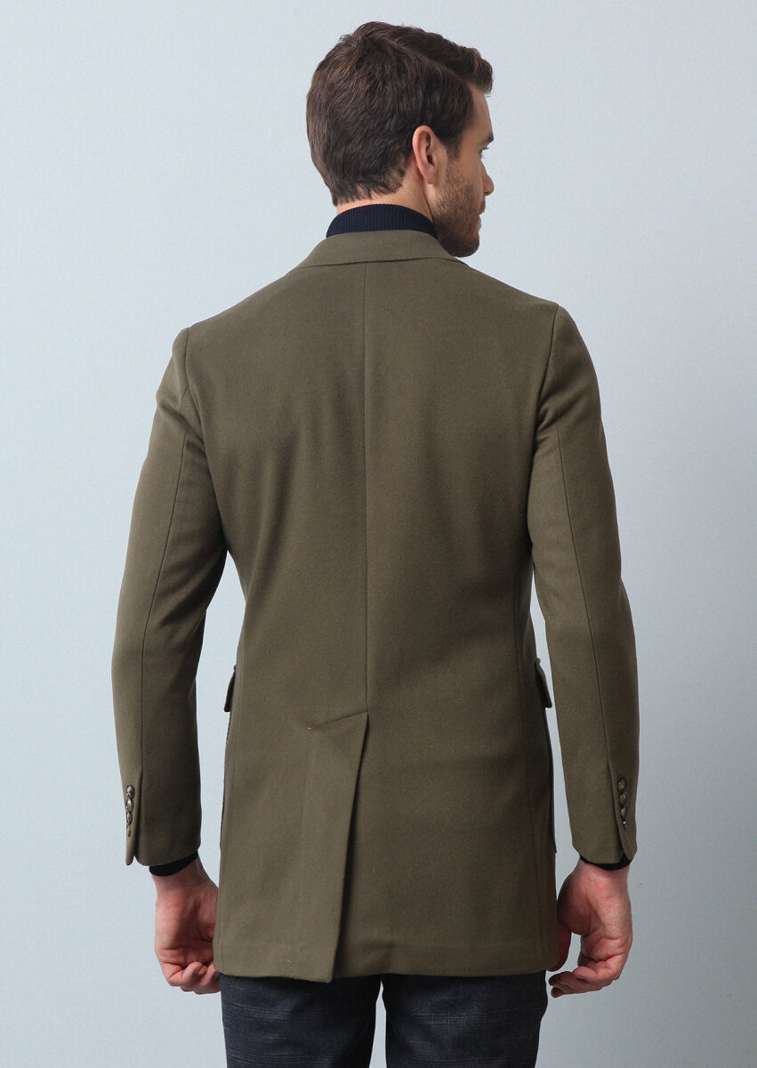 Mink Weaving Overcoat - 5