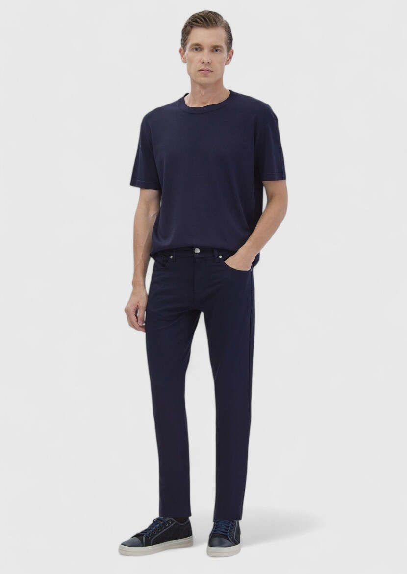 Navy Blue Knitwear 
