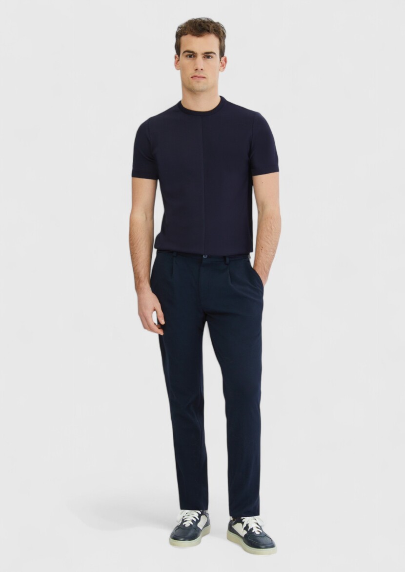 Navy Blue Knitwear 