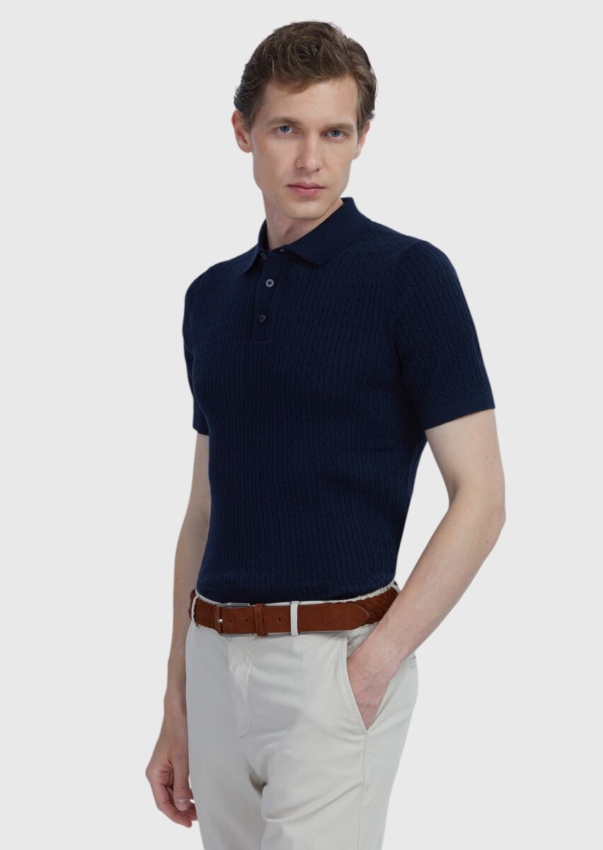 Navy Blue Knitwear - 3