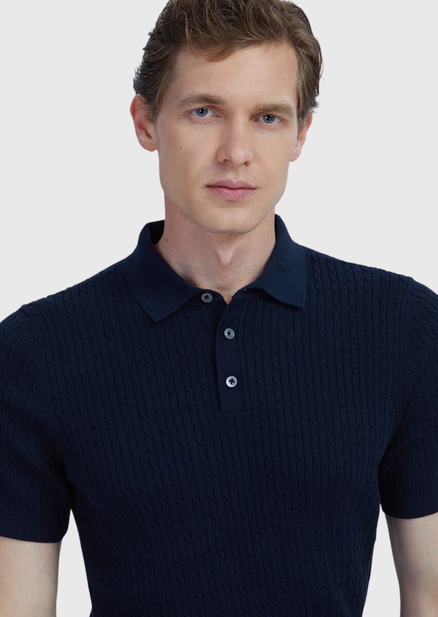 Navy Blue Knitwear - 4
