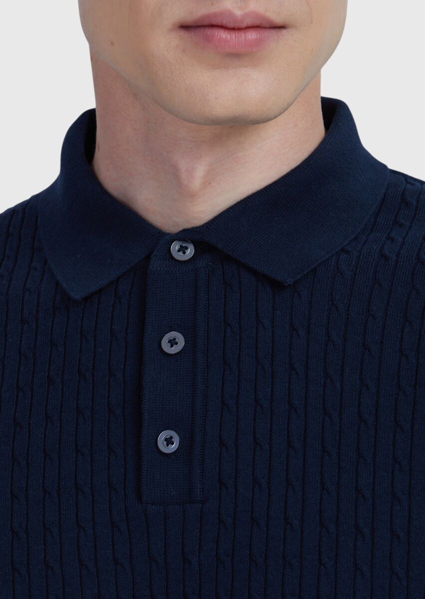 Navy Blue Knitwear - 5