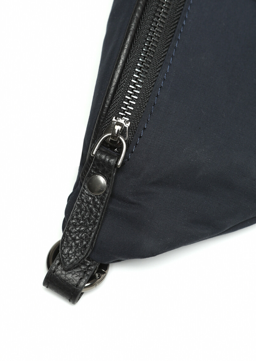 Navy Blue Material Bag - 7