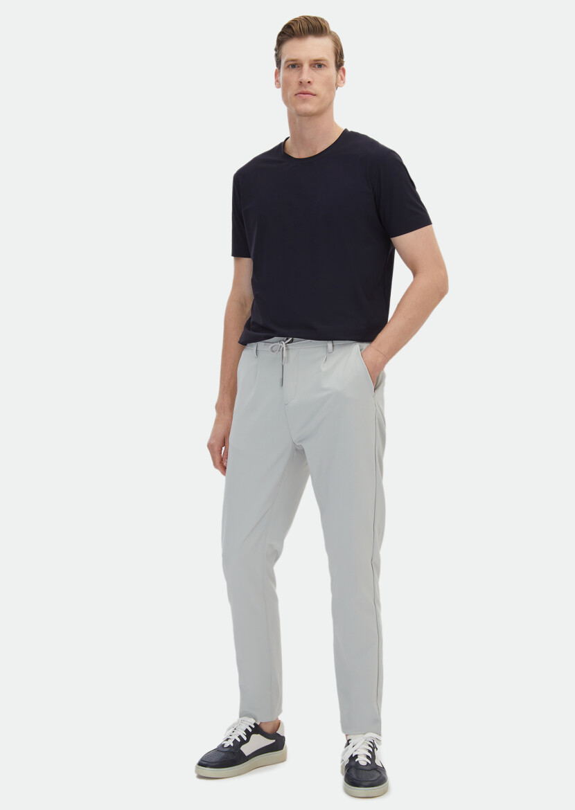Navy Blue Plain Crew Neck T-Shirt 