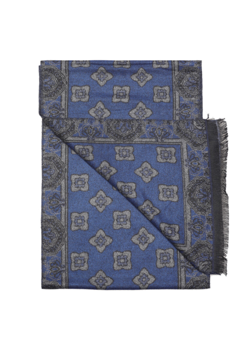 Navy Blue Scarf - 1