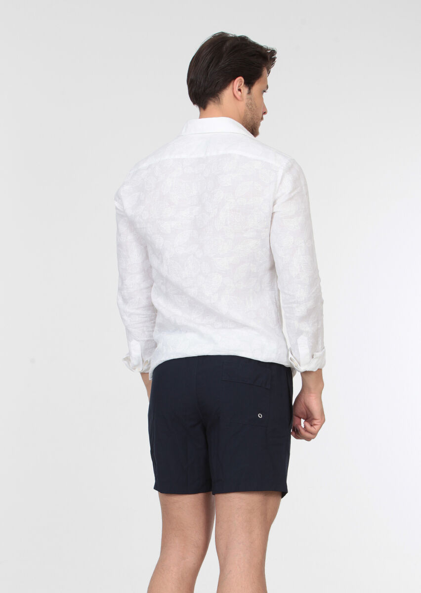Navy Blue Shorts - 3