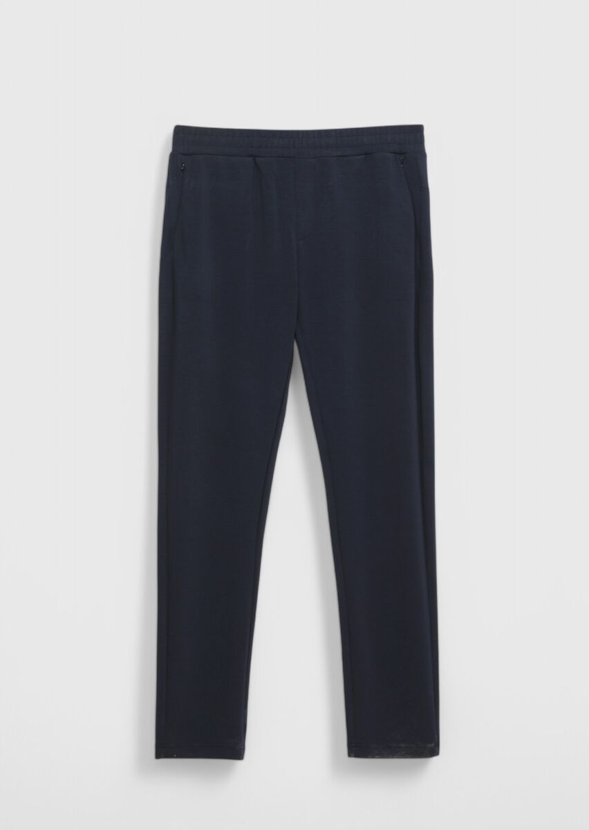 Navy Blue Sweat Pants - 1