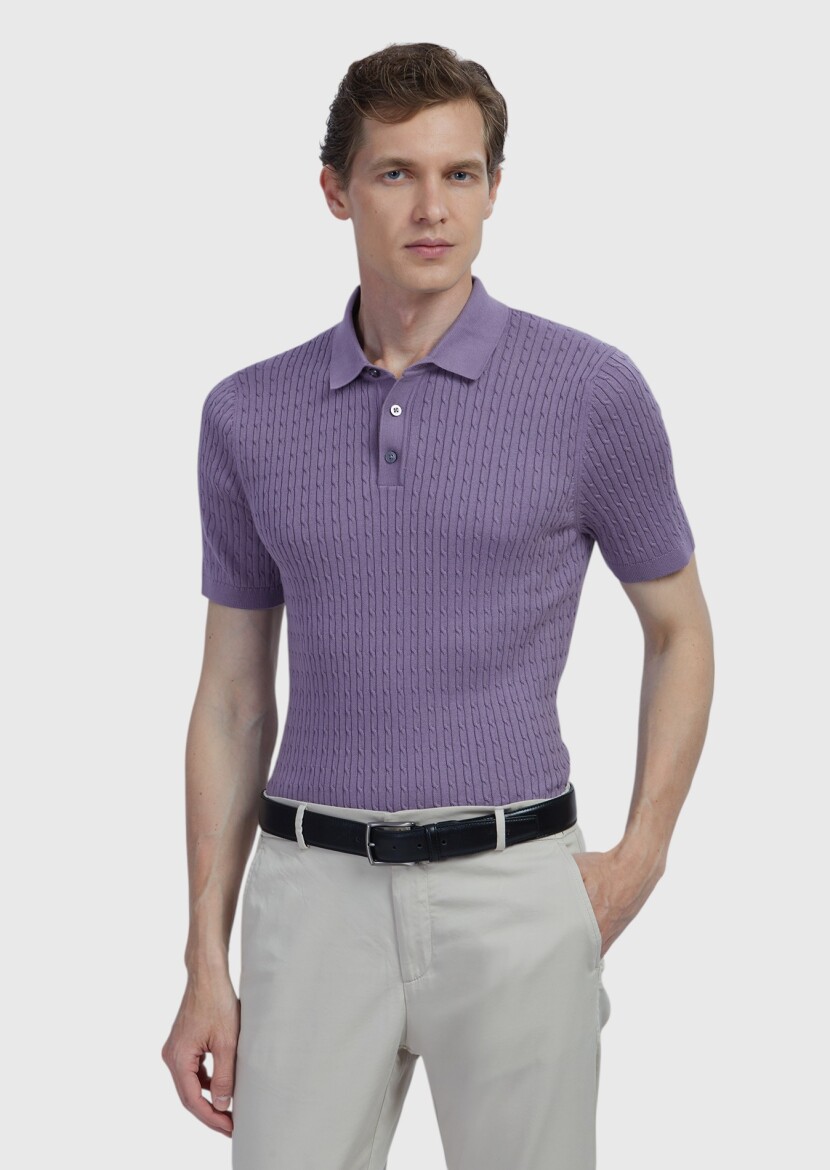 Purple Knitwear - 1