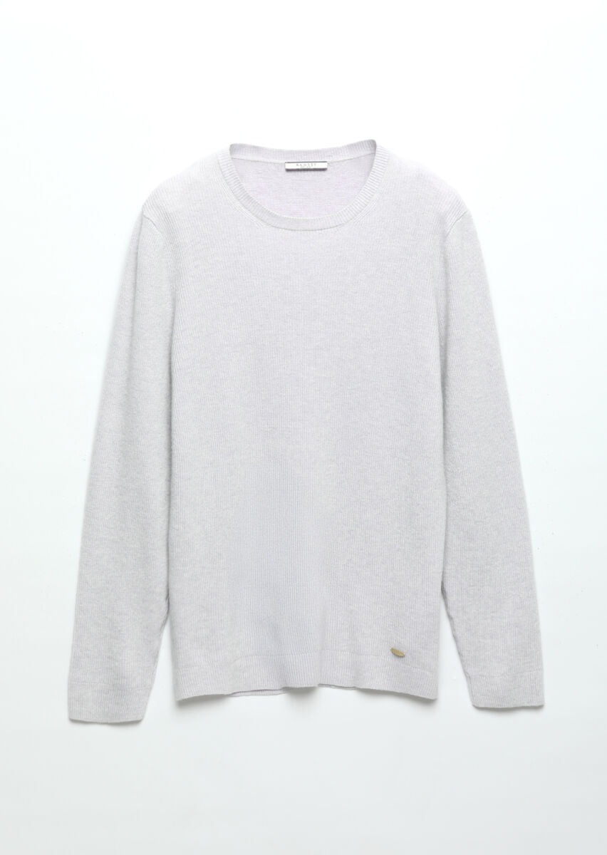 Purple Knitwear Sweatshirt - 7
