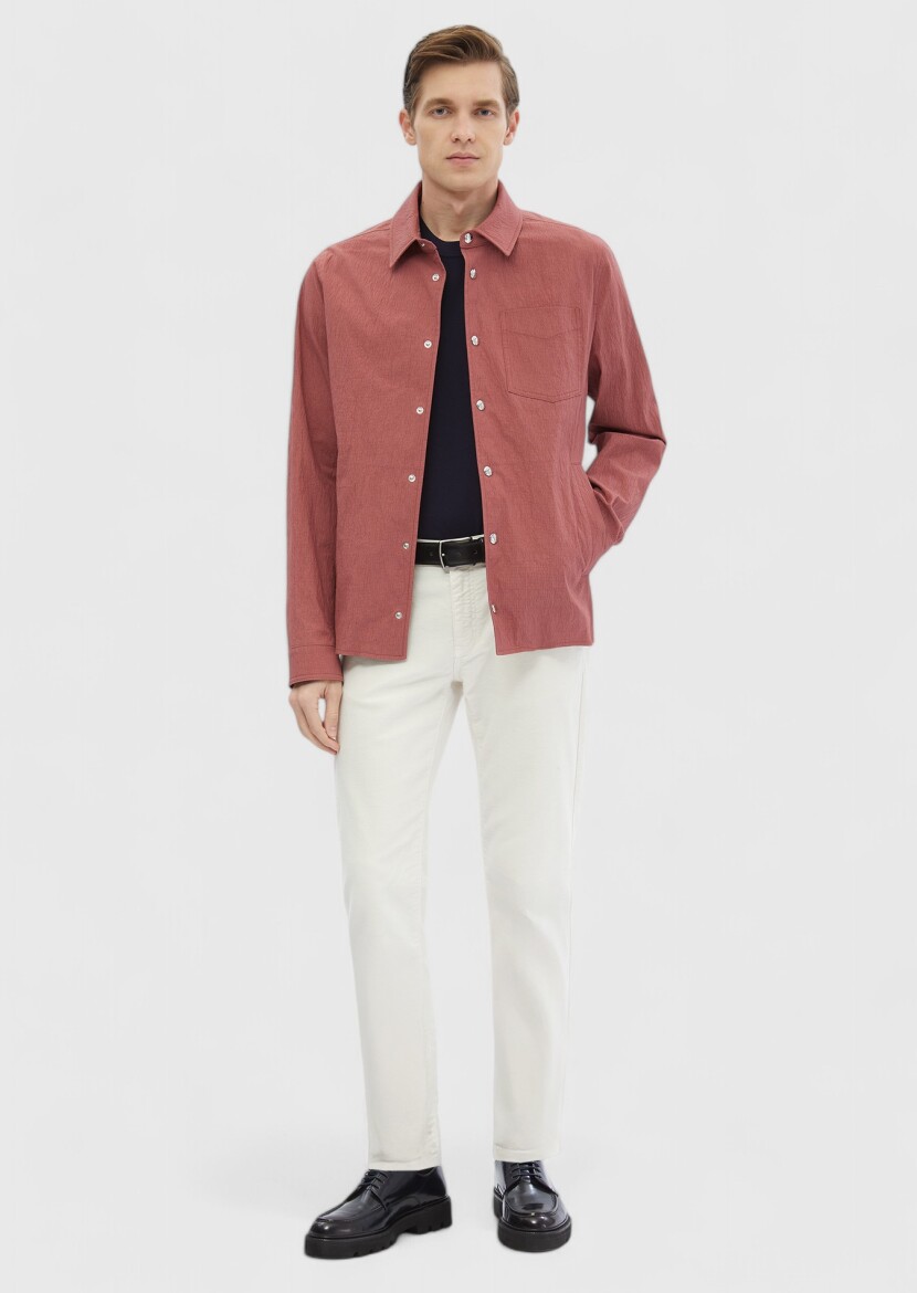 Red Weaving Coat 