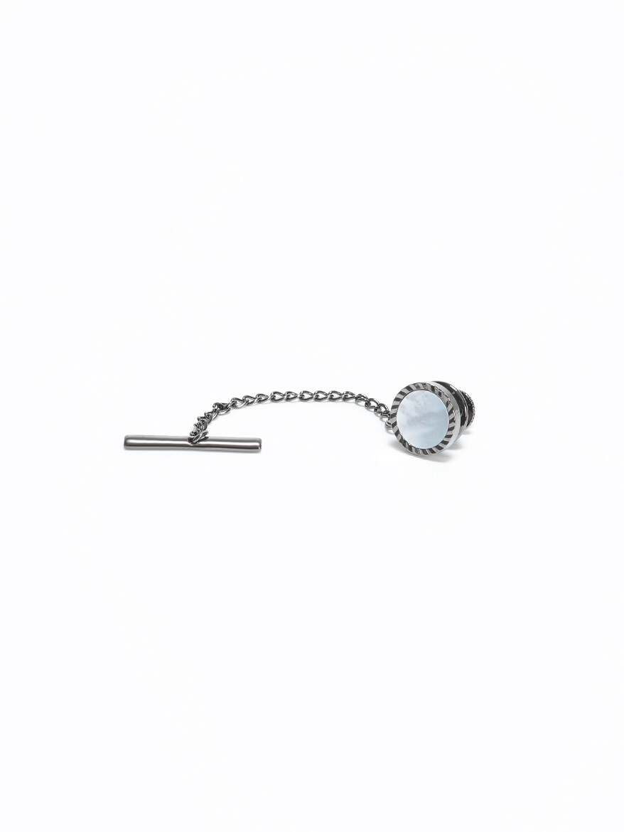 Silver Metal Kravat İğnesi 