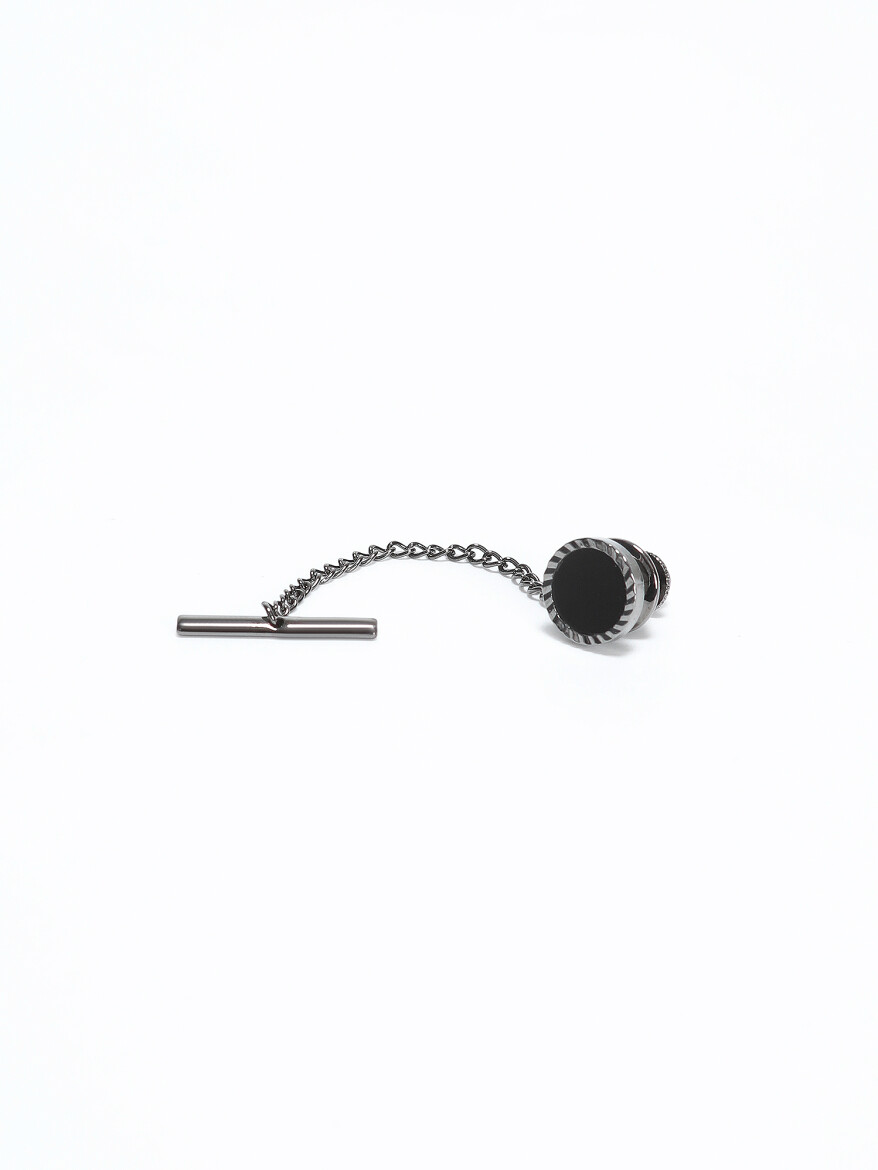 Siyah Metal Kravat İğnesi 
