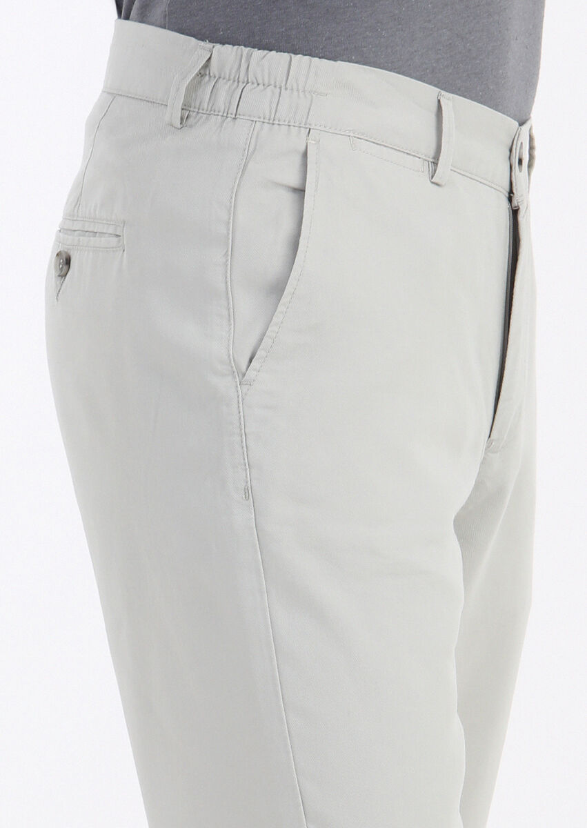 Taş Düz Dokuma Jogging Fit Casual Pantolon - 4