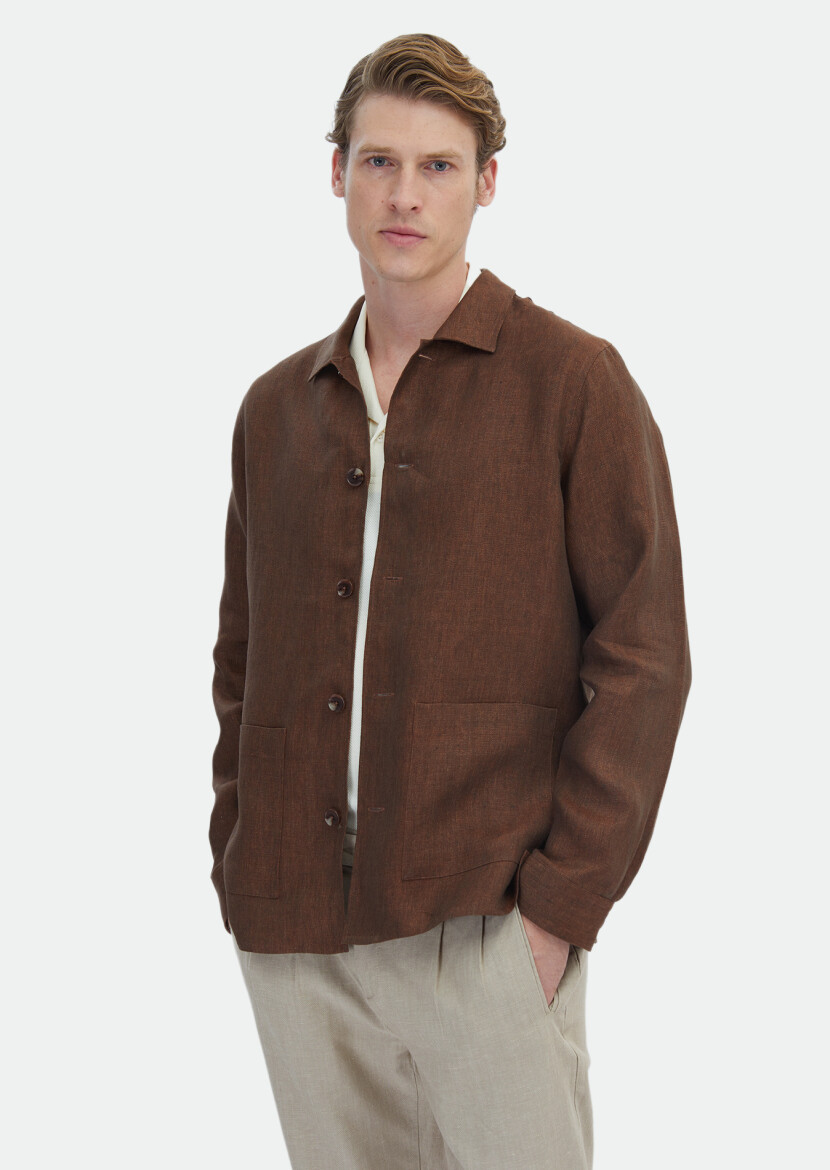 Tile Red Overshirt 