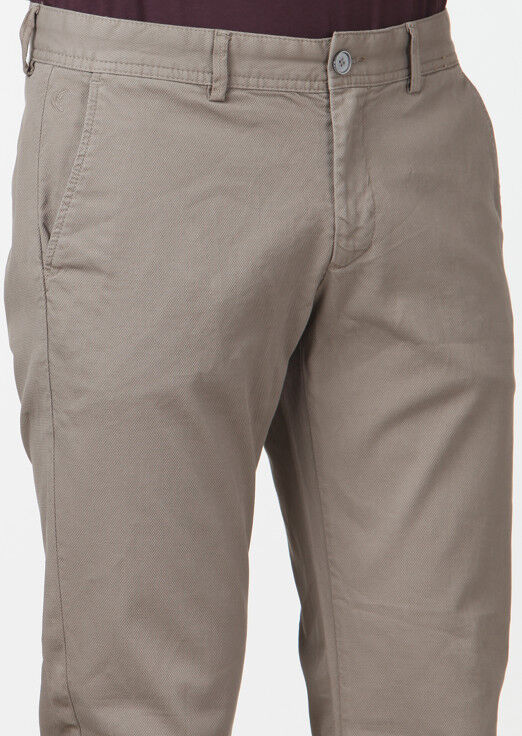 Vizon Düz Dokuma Regular Fit Casual Pamuk Karışımlı Pantolon - 3