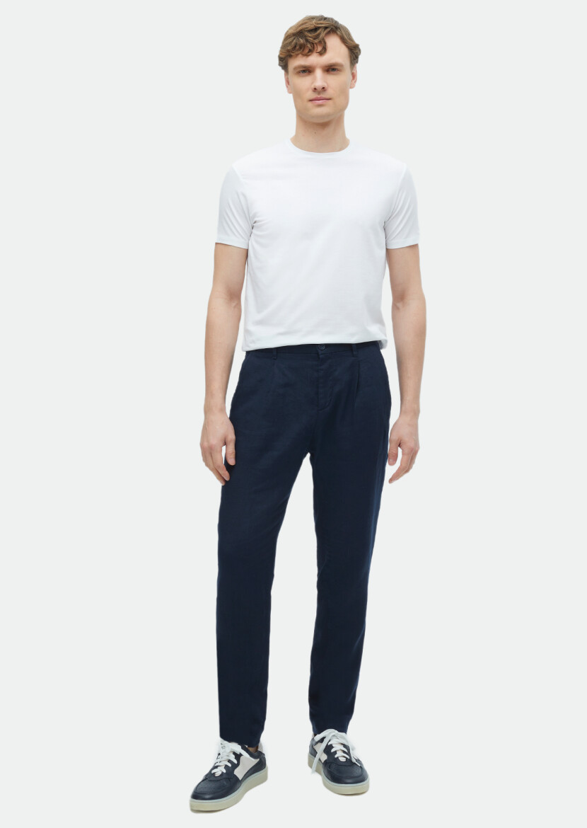 White Plain Cotton Blended T-Shirt 